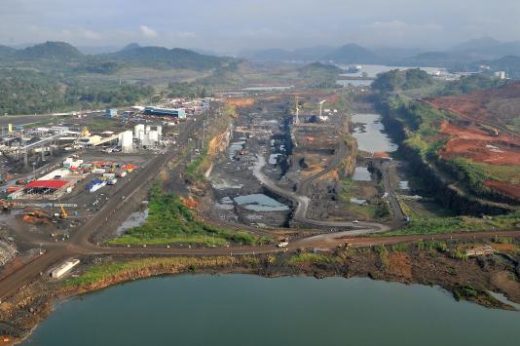 The canal is currently undergoing expansion.