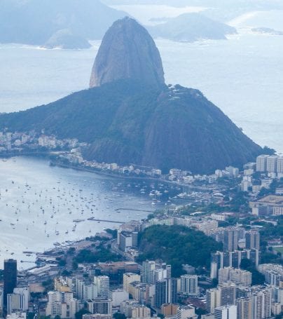 Aerial view of Rio de Janeiro