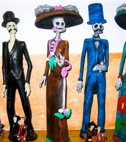 Day of the Dead dolls in Mexico
