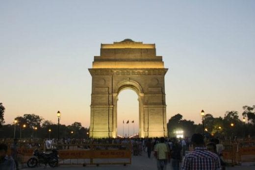 The India Gate welcomes you to Delhi